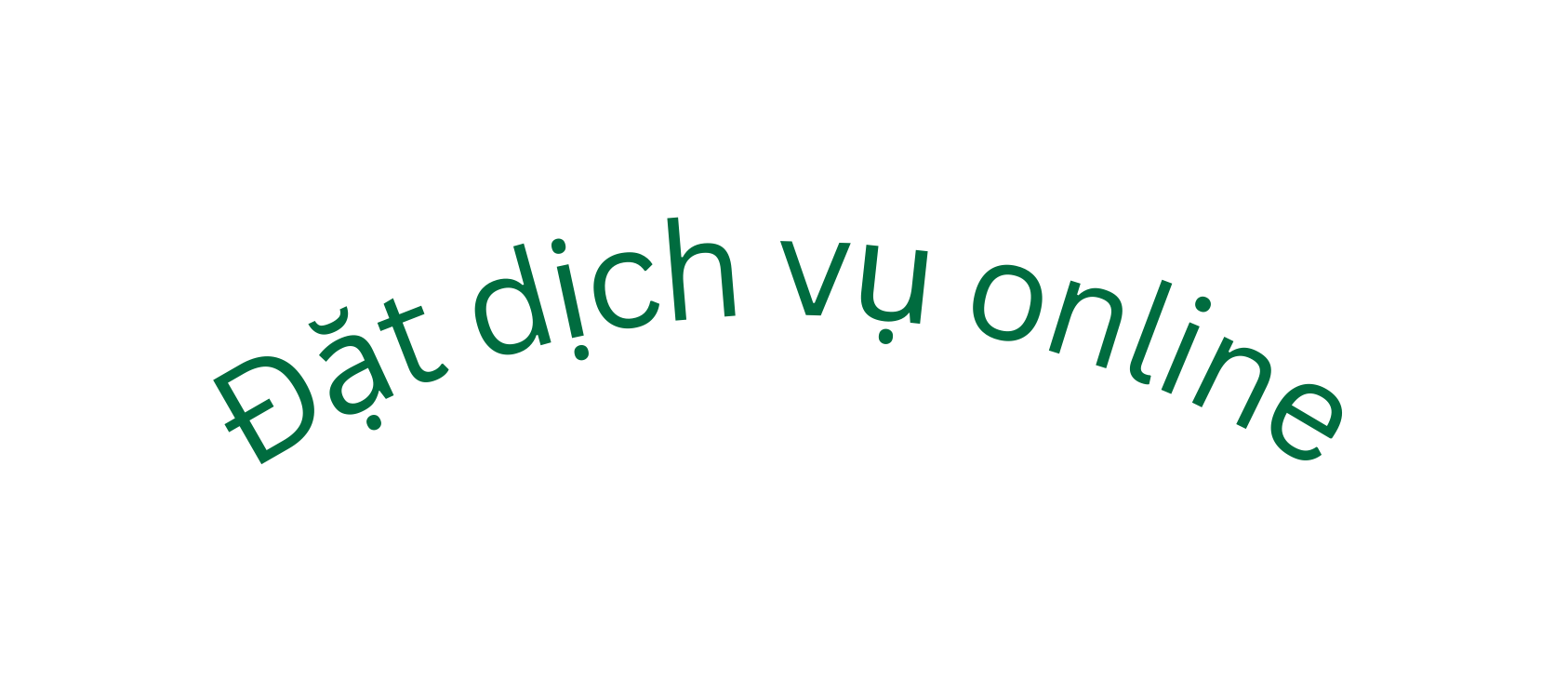 Đặt dịch vụ online